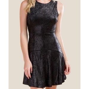 Black embellished dress